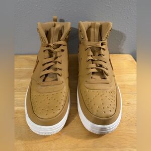 Nike Court Vision Mid Winter sneaker in Elemental Gold Size 9